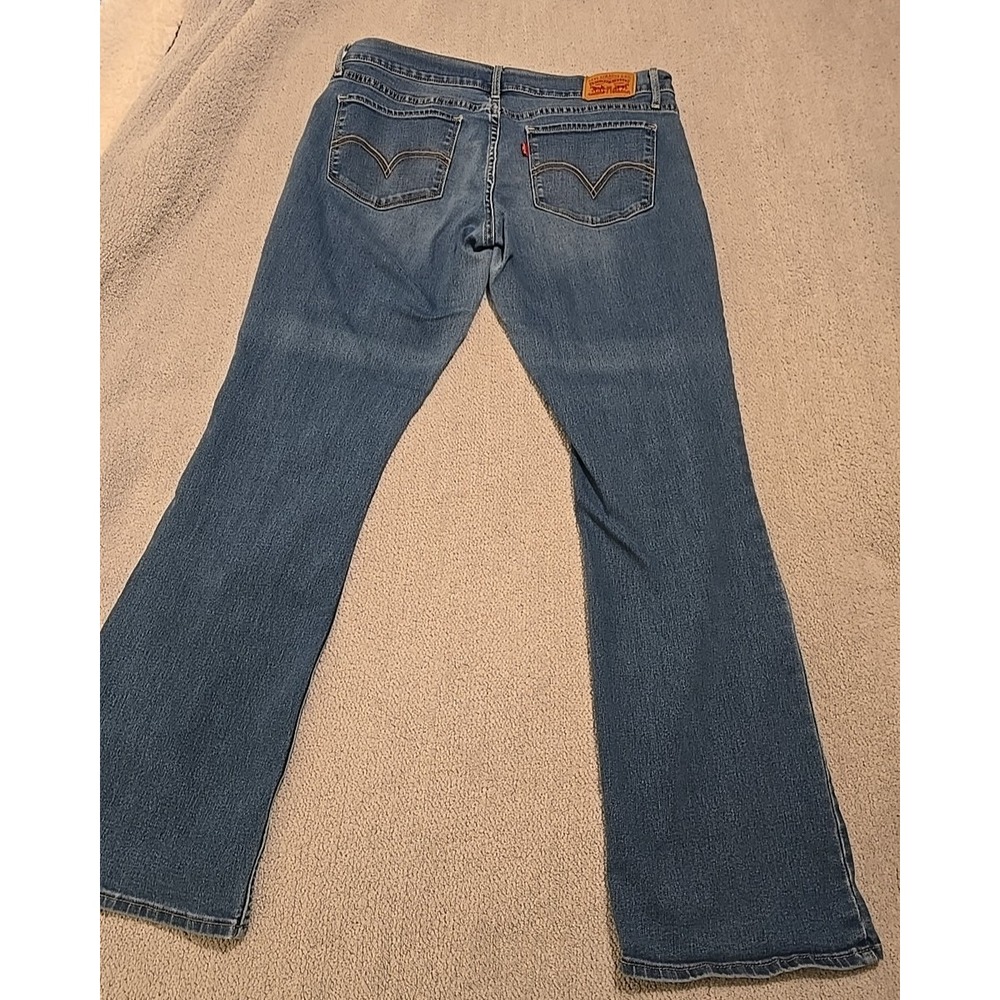 Levi Strauss Womens 11 Bootcut Jeans Blue Denim 30x32 Y2K Low-rise 2000 - Picture 8 of 9